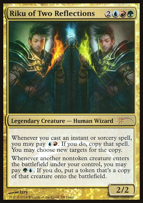 Riku of Two Reflections, Judge Gift Cards 2014 #3, Magic: The Gathering card