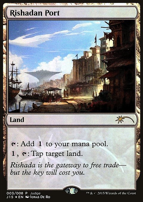 Rishadan Port, Judge Gift Cards 2015 #3, Magic: The Gathering card