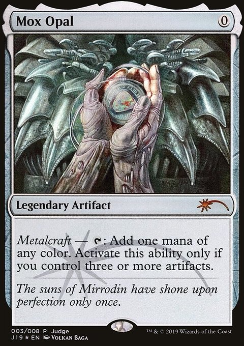Mox Opal, Judge Gift Cards 2019 #3, Magic: The Gathering card