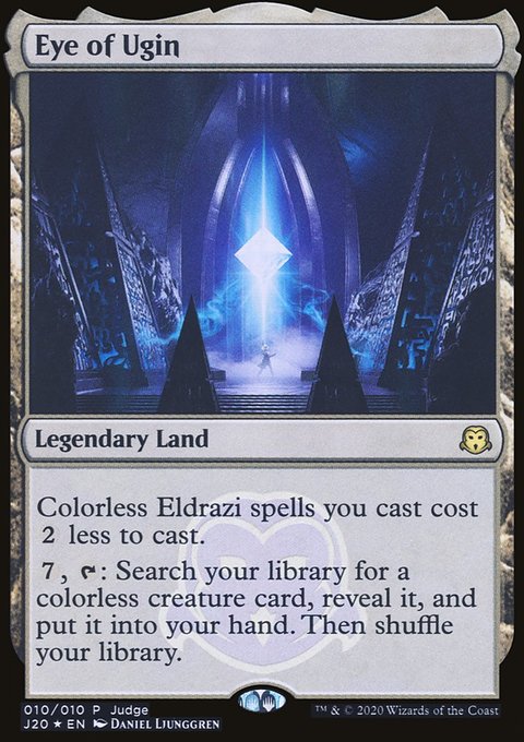 Eye of Ugin, Judge Gift Cards 2020 #10, Magic: The Gathering card