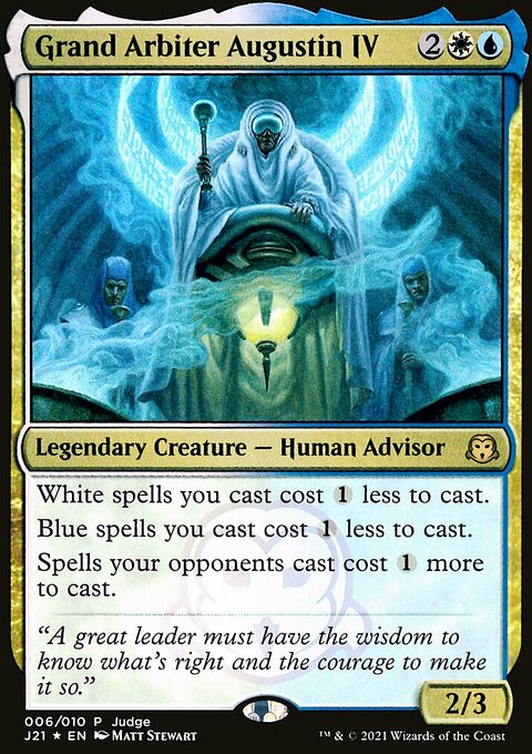 Grand Arbiter Augustin IV, Judge Gift Cards 2021 #6, Magic: The Gathering card
