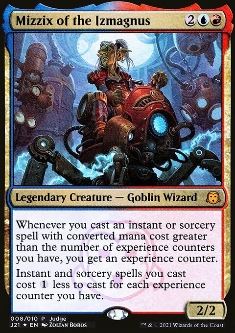 Mizzix of the Izmagnus, Judge Gift Cards 2021 #8, Magic: The Gathering card