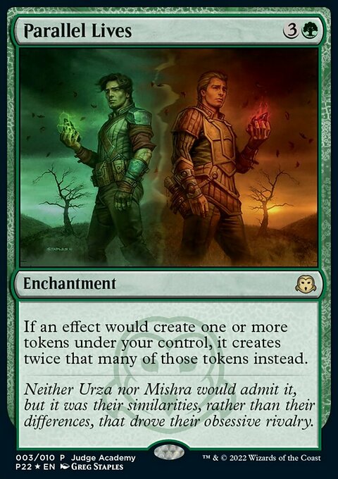 Parallel Lives, Judge Gift Cards 2022 #3, Magic: The Gathering card