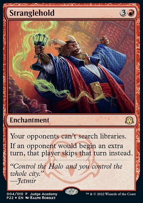 Stranglehold, Judge Gift Cards 2022 #4, Magic: The Gathering card