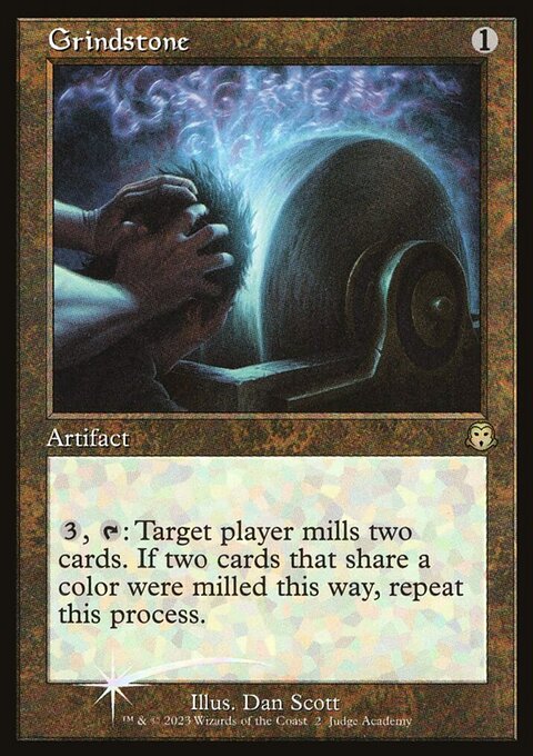 Grindstone, Judge Gift Cards 2023 #2, Magic: The Gathering card