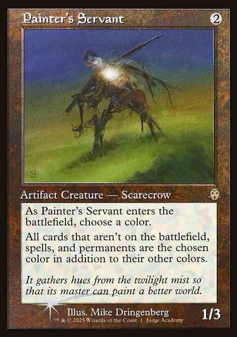 Painter's Servant, Judge Gift Cards 2023 #1, Magic: The Gathering card