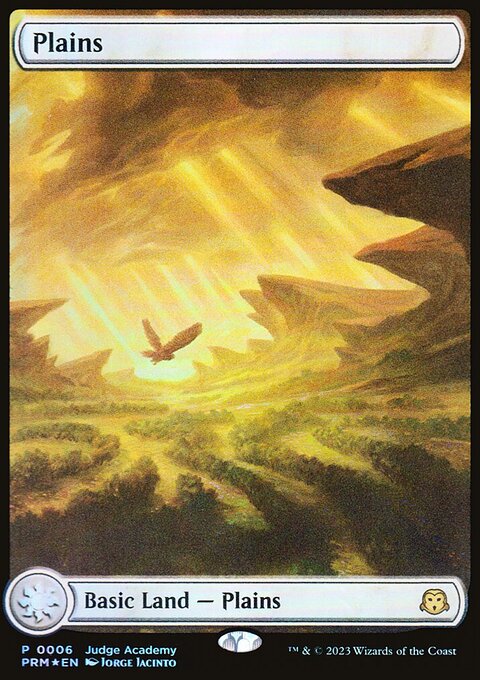Plains, Judge Gift Cards 2023 #6, Magic: The Gathering card