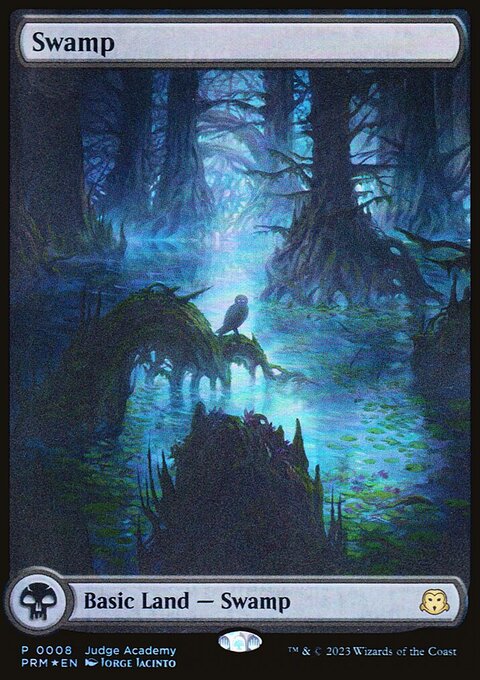 Swamp, Judge Gift Cards 2023 #8, Magic: The Gathering card