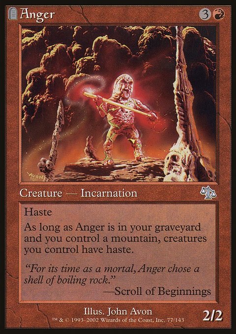 Anger, Judgment #77, Magic: The Gathering card