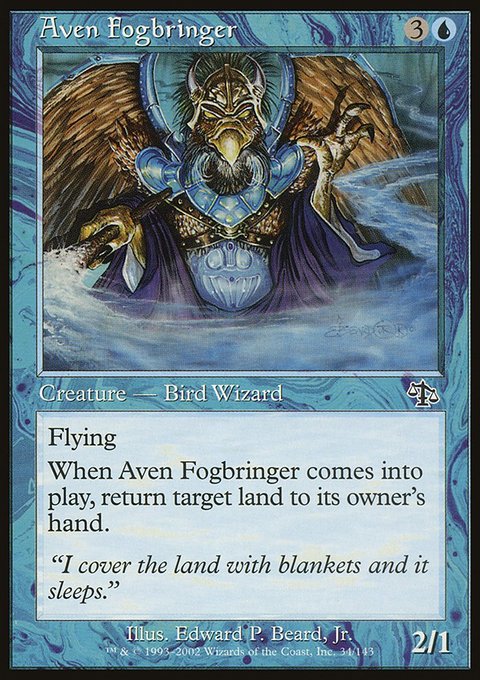 Aven Fogbringer, Judgment #34, Magic: The Gathering card