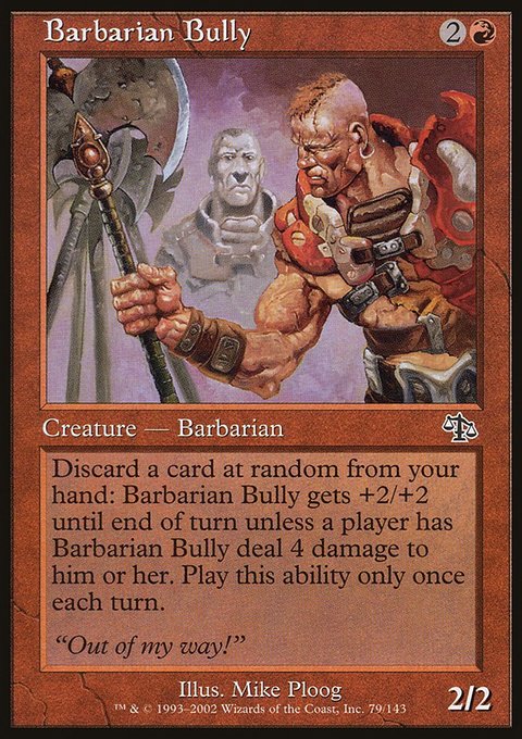 Barbarian Bully, Judgment #79, Magic: The Gathering card