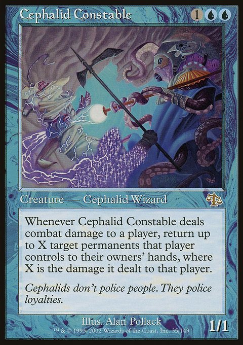 Cephalid Constable, Judgment #35, Magic: The Gathering card