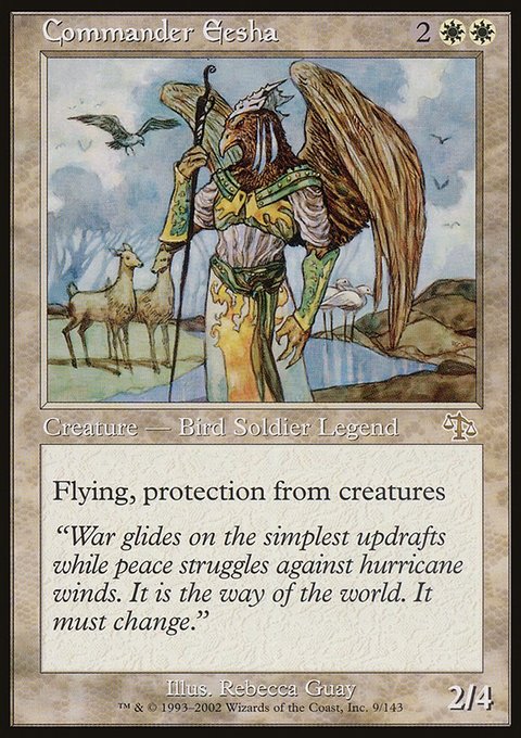 Commander Eesha, Judgment #9, Magic: The Gathering card