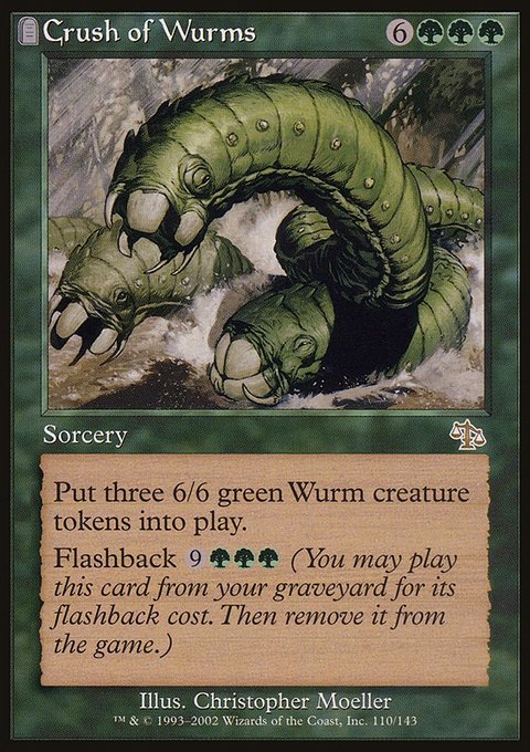 Crush of Wurms, Judgment #110, Magic: The Gathering card