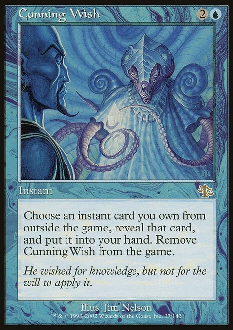 Cunning Wish, Judgment #37, Magic: The Gathering card