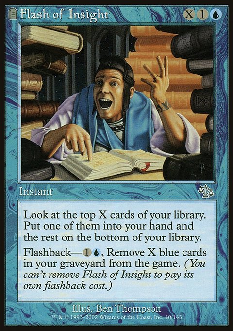 Flash of Insight, Judgment #40, Magic: The Gathering card