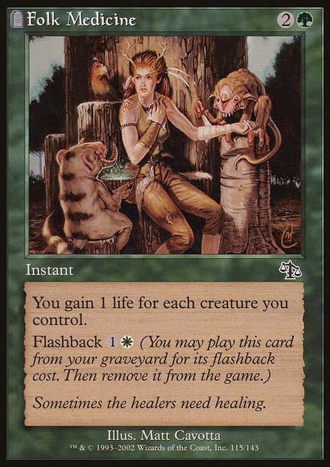 Folk Medicine, Judgment #115, Magic: The Gathering card