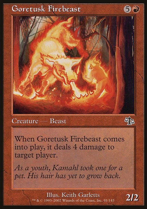 Goretusk Firebeast, Judgment #91, Magic: The Gathering card