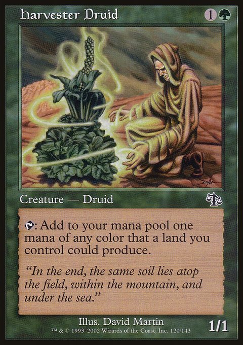Harvester Druid, Judgment #120, Magic: The Gathering card