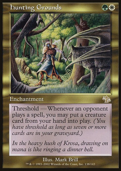 Hunting Grounds, Judgment #138, Magic: The Gathering card