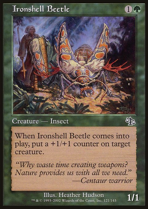 Ironshell Beetle, Judgment #121, Magic: The Gathering card