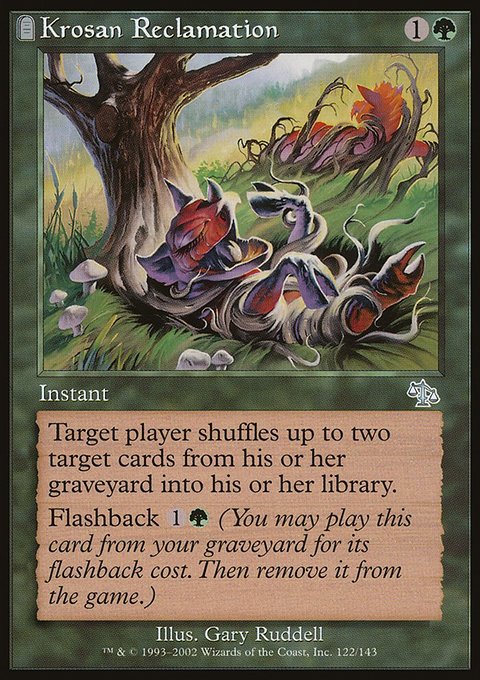Krosan Reclamation, Judgment #122, Magic: The Gathering card