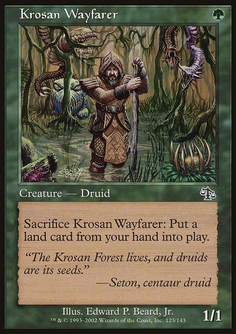 Krosan Wayfarer, Judgment #123, Magic: The Gathering card