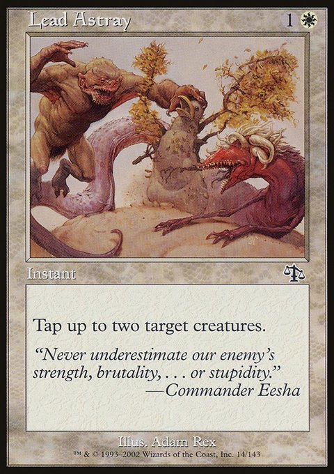 Lead Astray, Judgment #14, Magic: The Gathering card