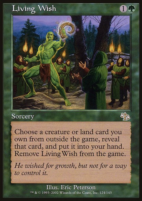 Living Wish, Judgment #124, Magic: The Gathering card