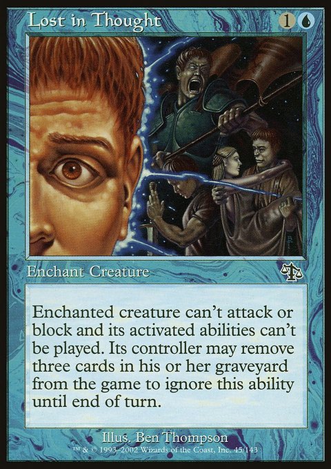 Lost in Thought, Judgment #45, Magic: The Gathering card