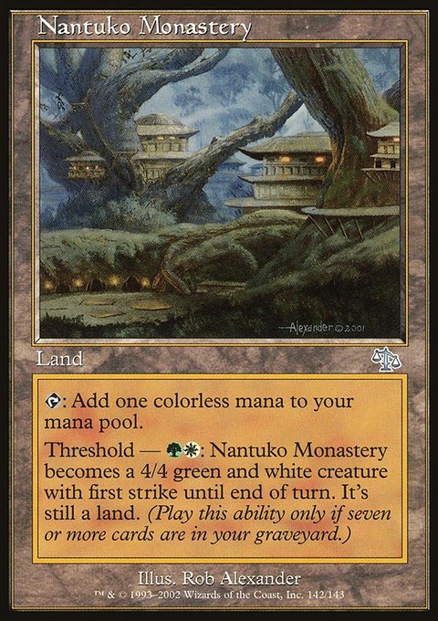 Nantuko Monastery, Judgment #142, Magic: The Gathering card
