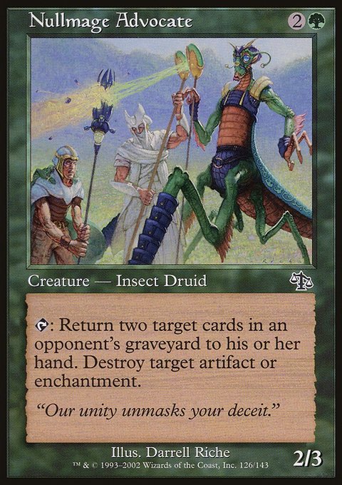 Nullmage Advocate, Judgment #126, Magic: The Gathering card
