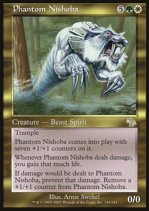 Phantom Nishoba, Judgment #140, Magic: The Gathering card