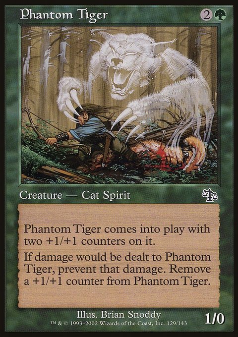 Phantom Tiger, Judgment #129, Magic: The Gathering card
