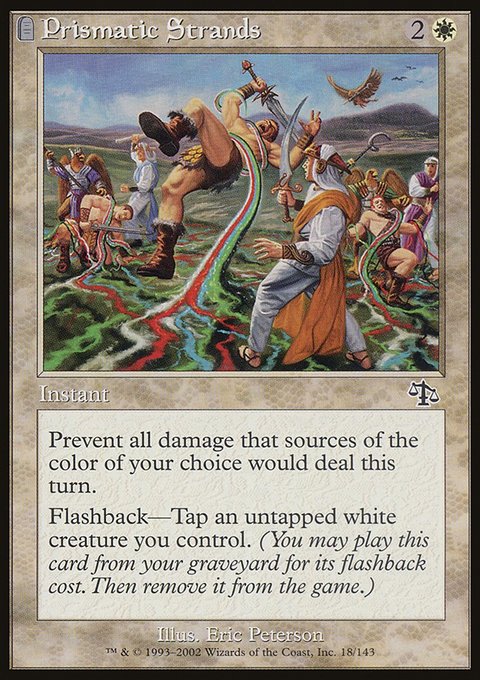 Prismatic Strands, Judgment #18, Magic: The Gathering card