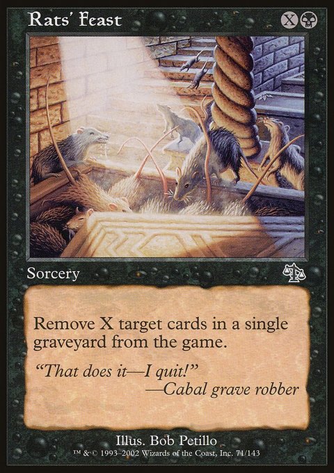 Rats' Feast, Judgment #71, Magic: The Gathering card
