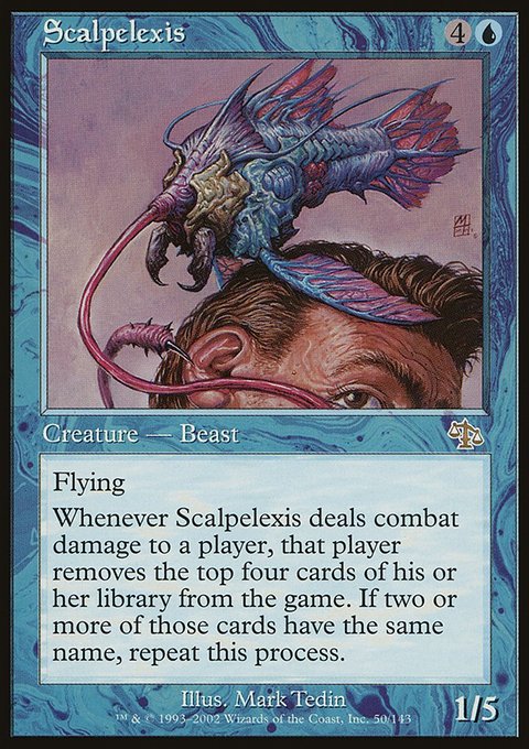 Scalpelexis, Judgment #50, Magic: The Gathering card