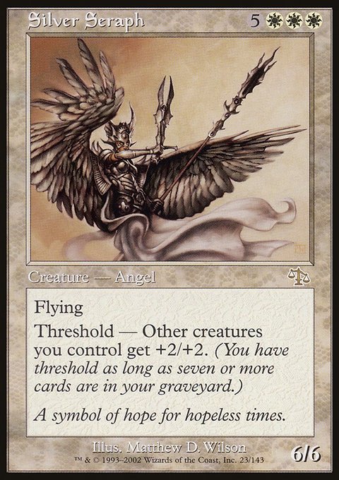 Silver Seraph, Judgment #23, Magic: The Gathering card