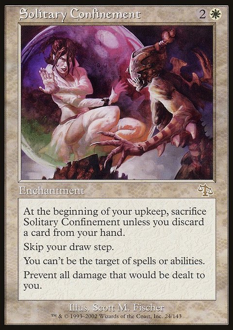 Solitary Confinement, Judgment #24, Magic: The Gathering card