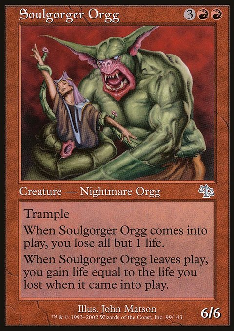 Soulgorger Orgg, Judgment #99, Magic: The Gathering card