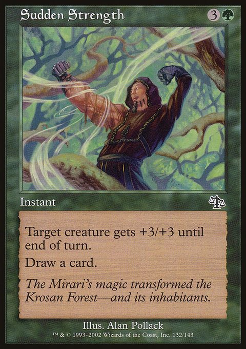 Sudden Strength, Judgment #132, Magic: The Gathering card