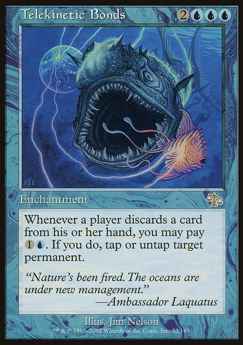 Telekinetic Bonds, Judgment #52, Magic: The Gathering card
