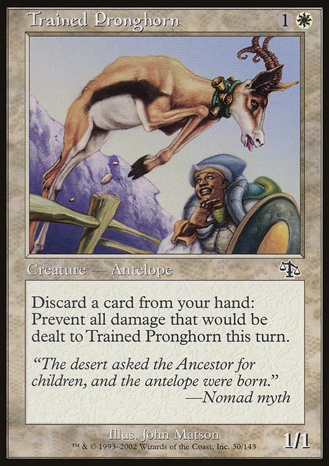 Trained Pronghorn, Judgment #30, Magic: The Gathering card