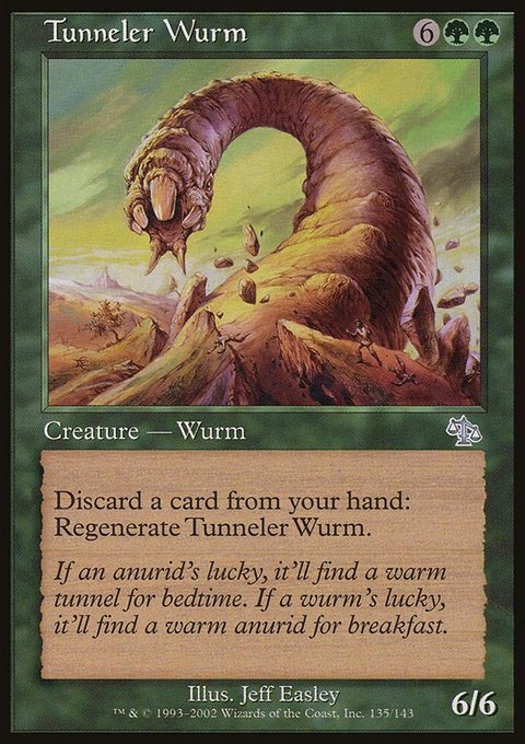 Tunneler Wurm, Judgment #135, Magic: The Gathering card