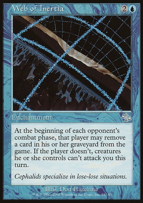 Web of Inertia, Judgment #53, Magic: The Gathering card