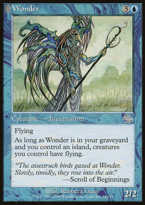 Wonder, Judgment #54, Magic: The Gathering card