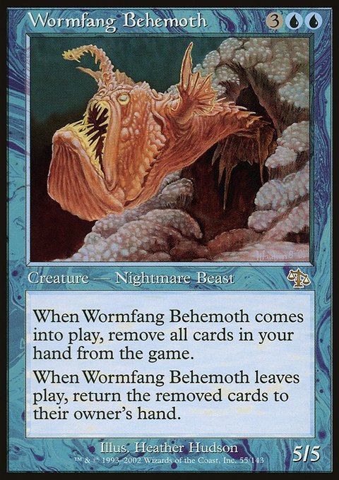 Wormfang Behemoth, Judgment #55, Magic: The Gathering card