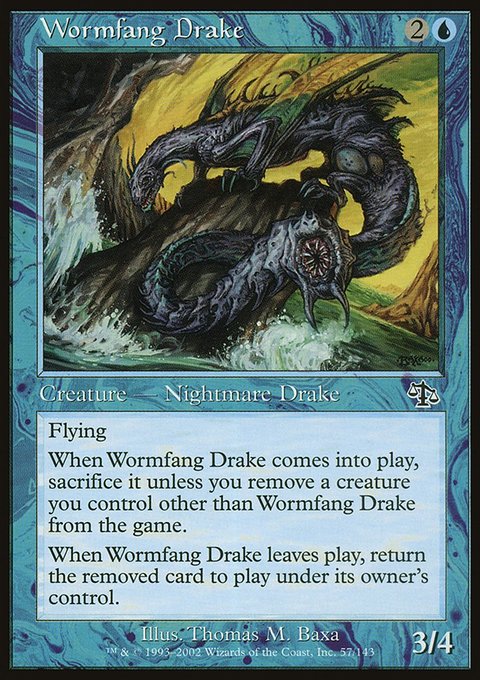 Wormfang Drake, Judgment #57, Magic: The Gathering card