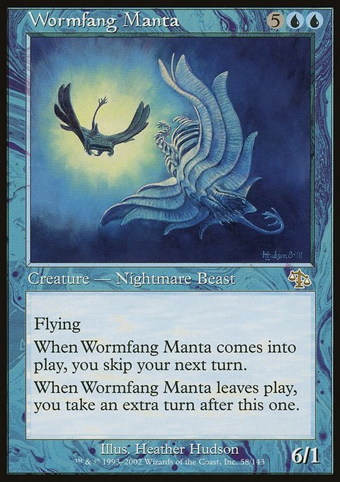 Wormfang Manta, Judgment #58, Magic: The Gathering card