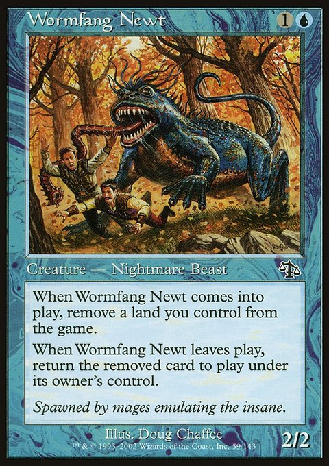 Wormfang Newt, Judgment #59, Magic: The Gathering card